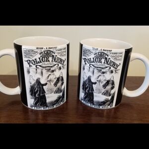 Dueling Nuns Black & White Mugs Set